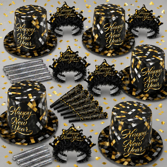 Kit Confetti Drop Black/ Go...