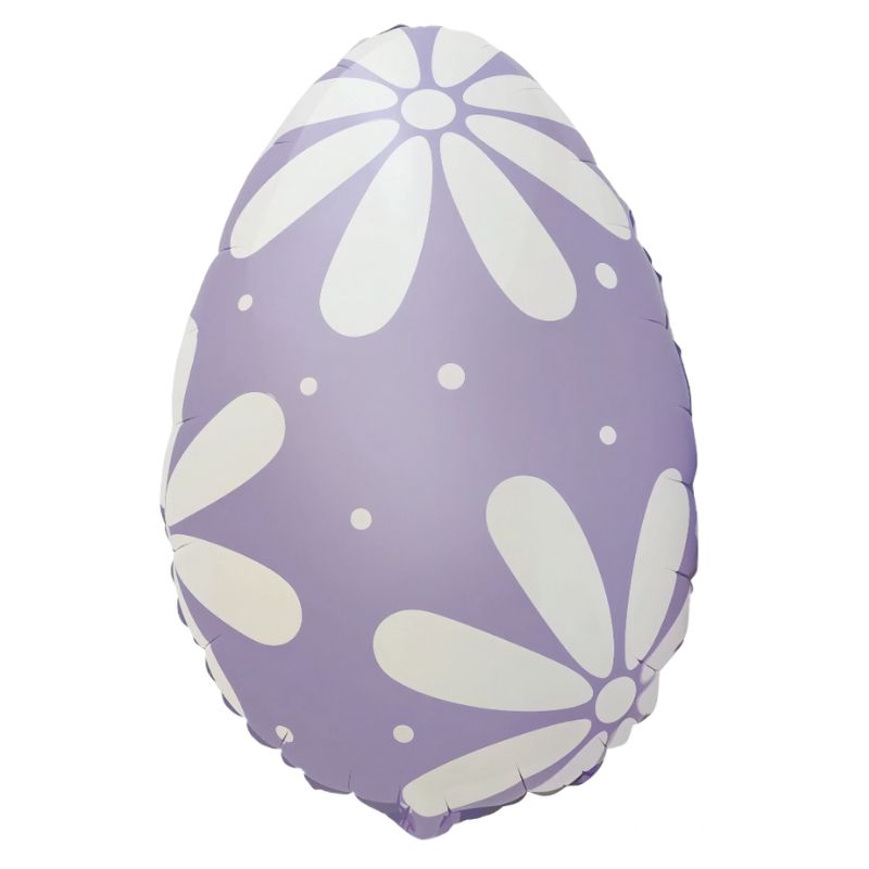 Balão Ovo da Páscoa Lilás