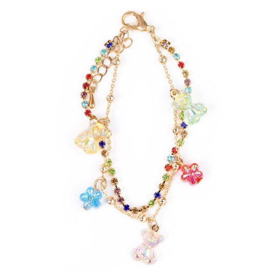Pulseira com flores