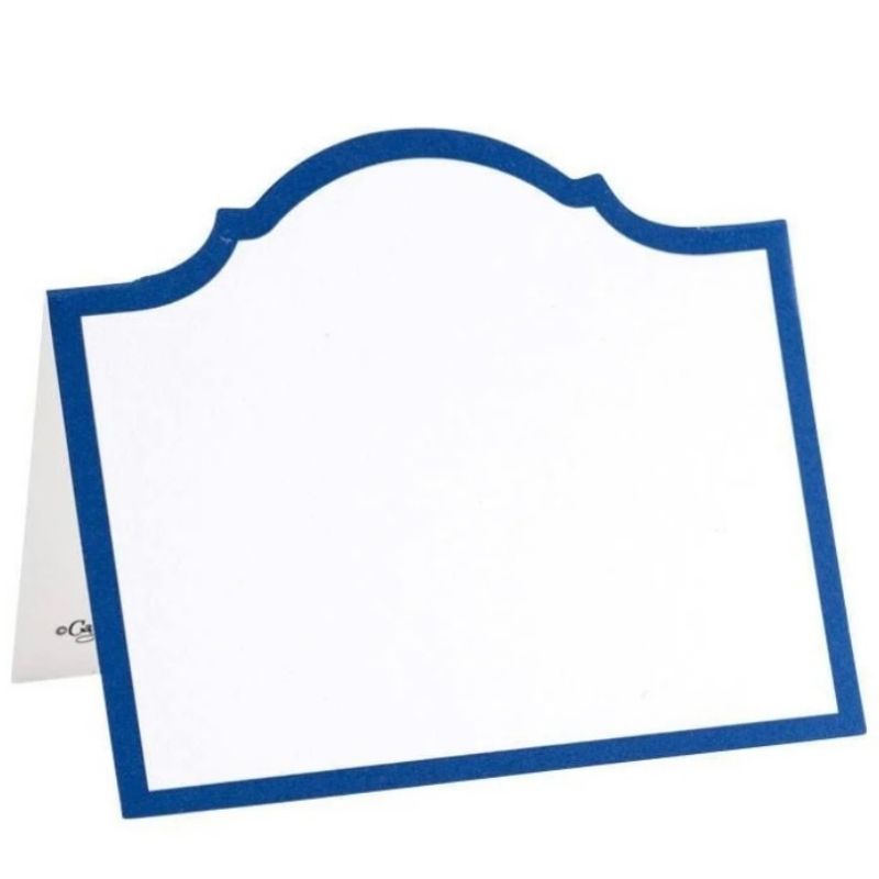 Marcadores mesa arco azul