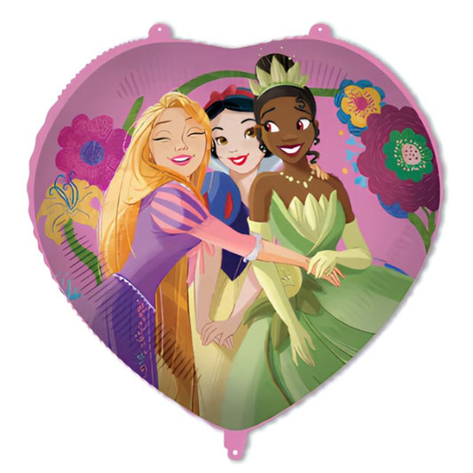 Balão Coração Princesas