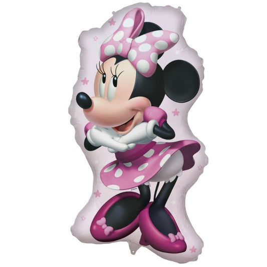 Balão matalico minnie rosa