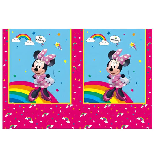 Toalha de Mesa Minnie Rainbow