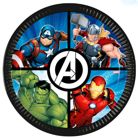 Pratos Avengers 23cm