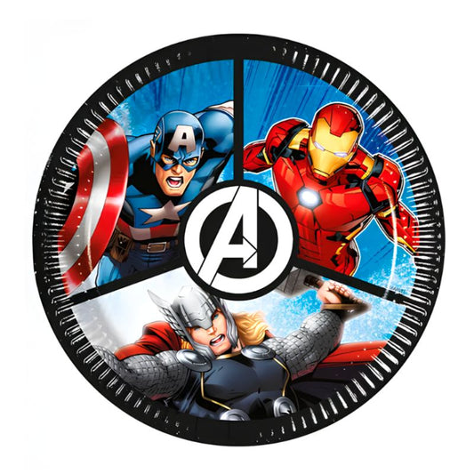 Pratos Avengers 20cm