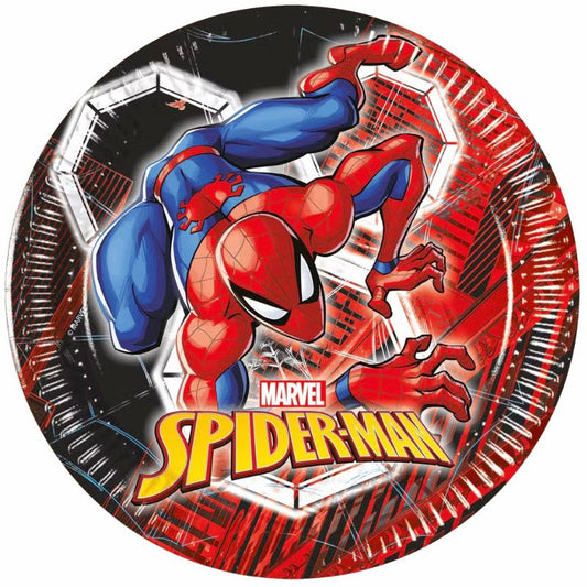 Pratos homem aranha 20cm