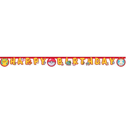 Banner Happy Birthday Pokémon