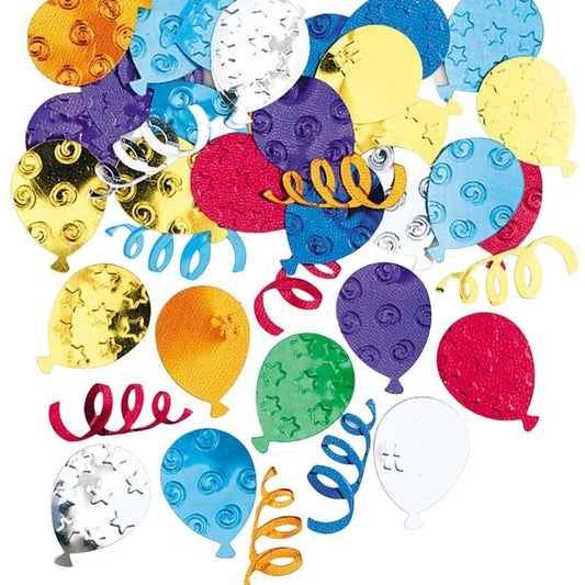 Confettis Balões Multicores