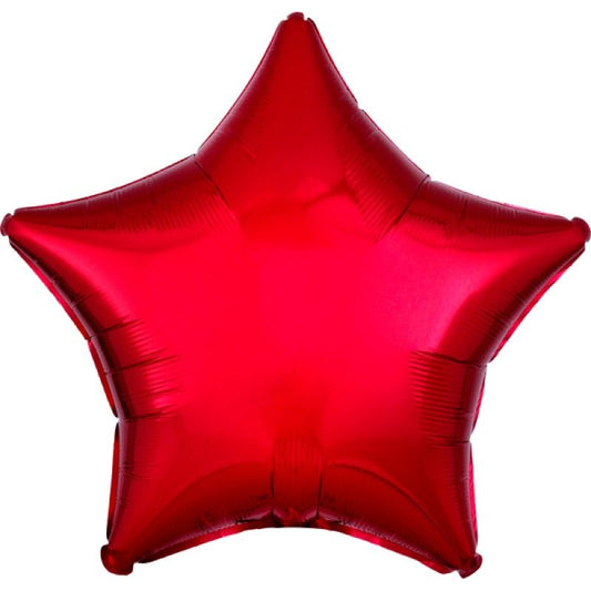 Balão Estrela Vermelha 48cm