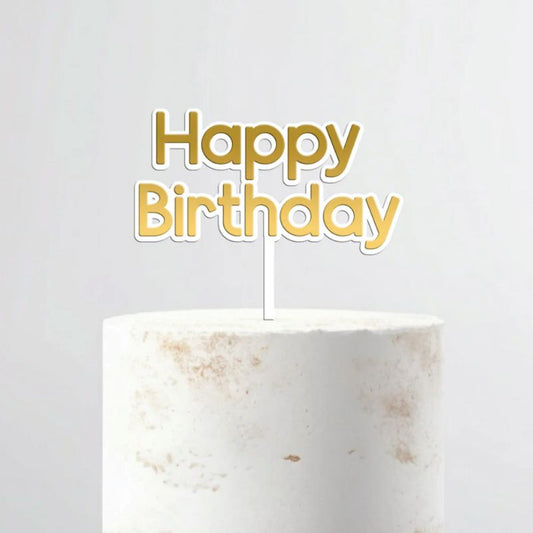 Topo bolo happy birthday ac...