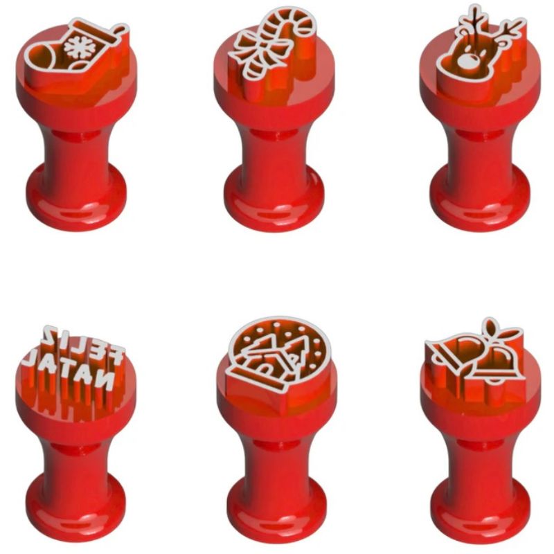 Conj. Carimbos para Brigadeiros, Natal-Mod2