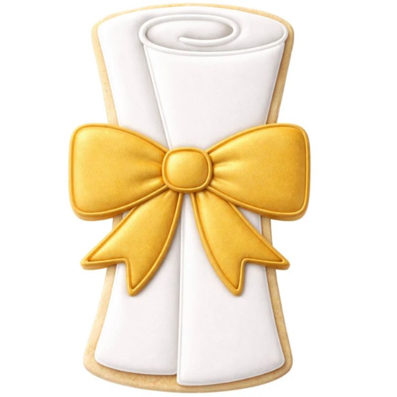 Cortador bolachas formatura diploma