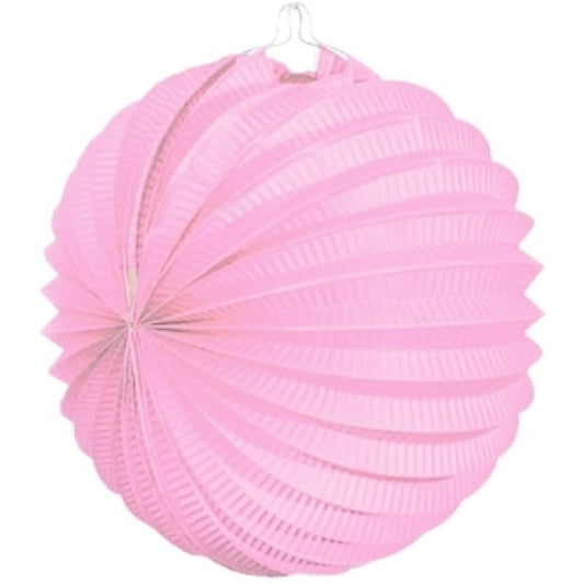 Balão de Papel Rosa Bebé 25cm