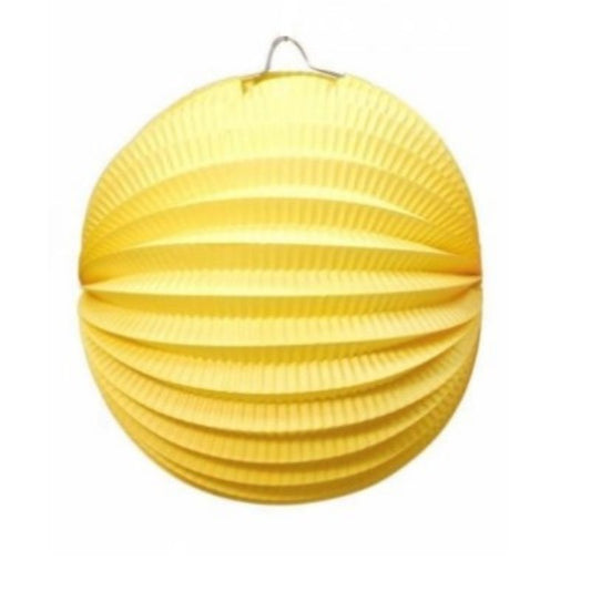 Balão de Papel Amarelo 25cm