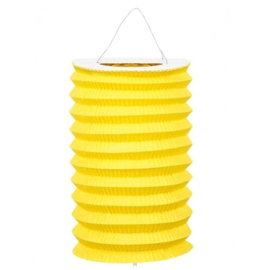 Lanterna de Papel Amarelo 28cm