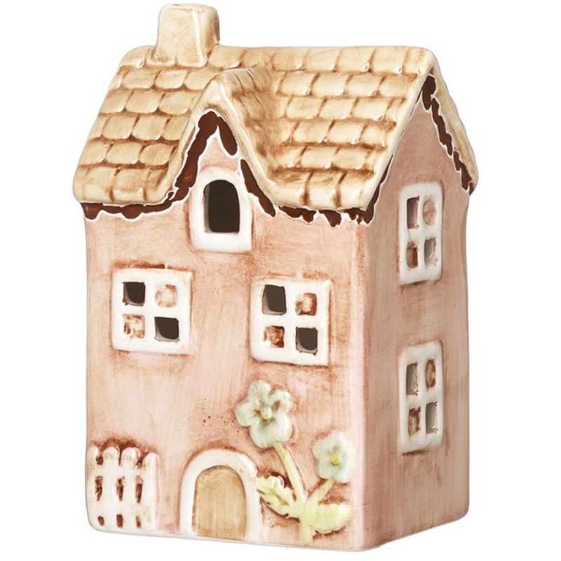 Casa rosa 12cm
