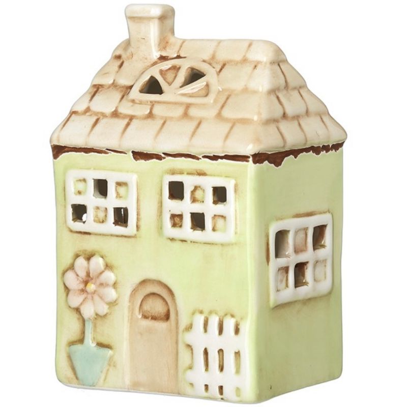 Casa verde menta 12cm