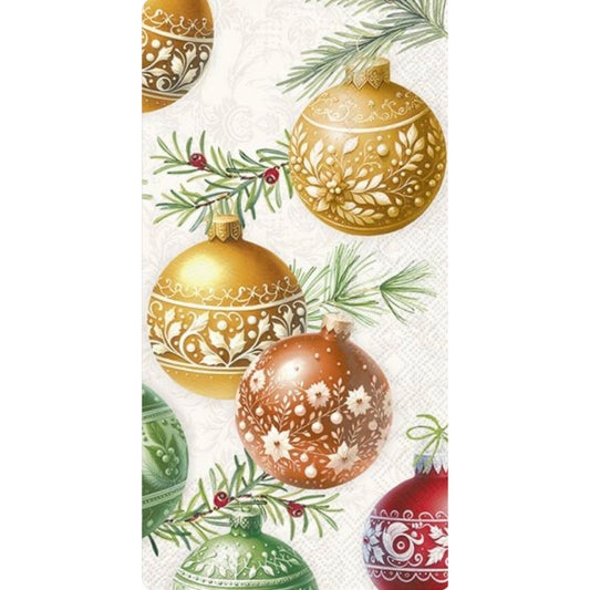 Guardanapos bolas de Natal