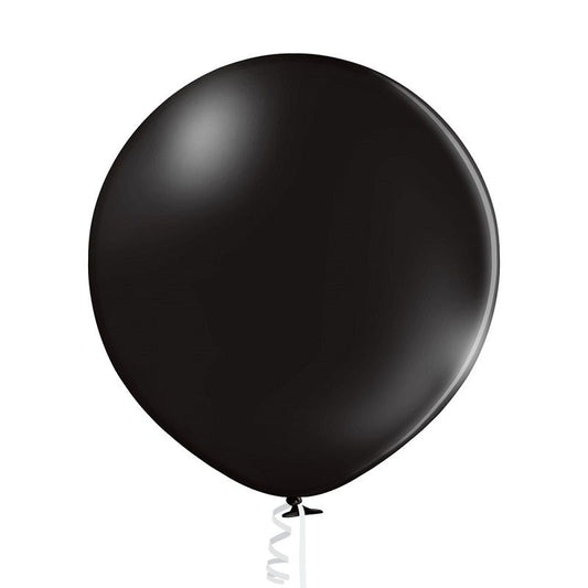 Balão Látex 80cm Preto pastel