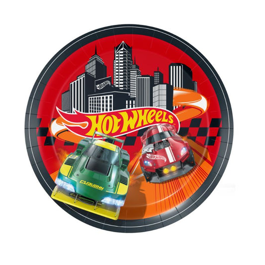 Pratos Hot Wheels 18 cm