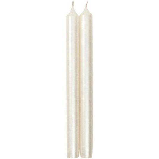 Velas de Mesa Branco Pérola