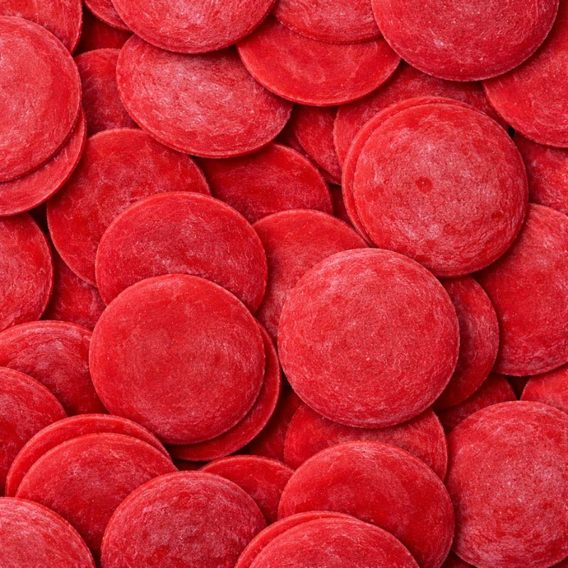 Botões de Chocolate- Vermelho