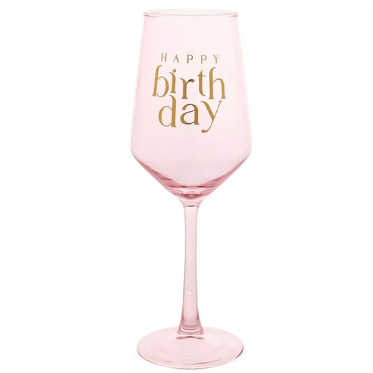 Copo champagne happy birthday