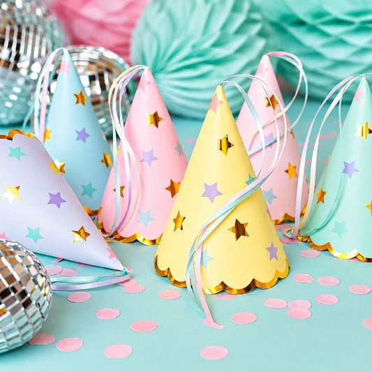 Chapéus Pastel Estrelas