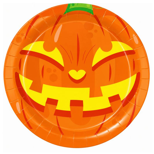 Pratos Abóbora Halloween