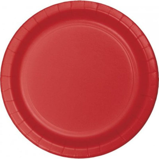 Pratos Vermelho 23cm