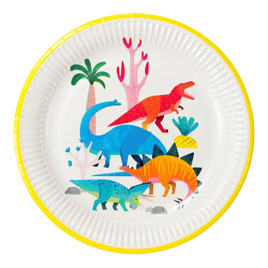 Pratos Dinossauros 23cm