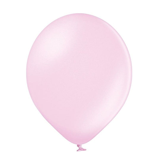 Balão Latex rosa bebé pérol...