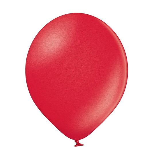 Balão Latex vermelho pérola...