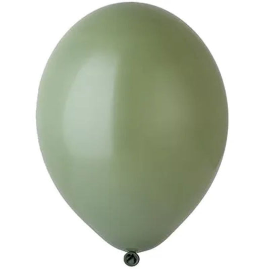 Balão Latex verde eucalipto...