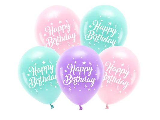 Balões Happy Birthday Mix C...