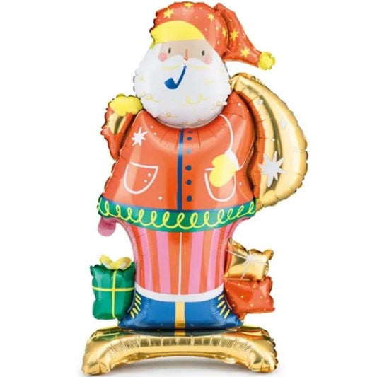 Balão metálico pai natal c/...