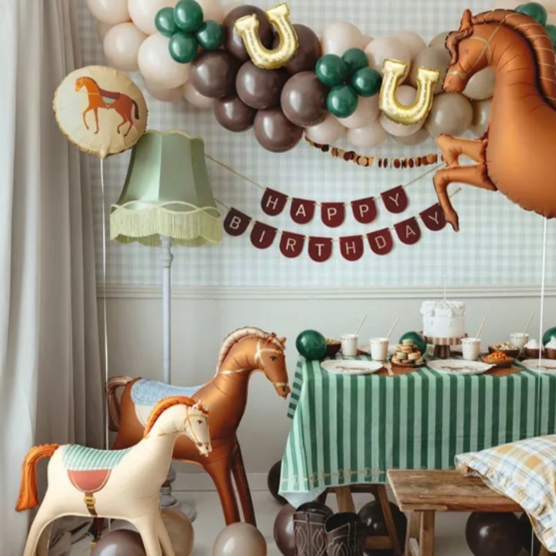 Balão Cavalo Castanho 112x97cm