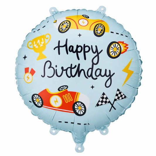 Balao carros happy birthday