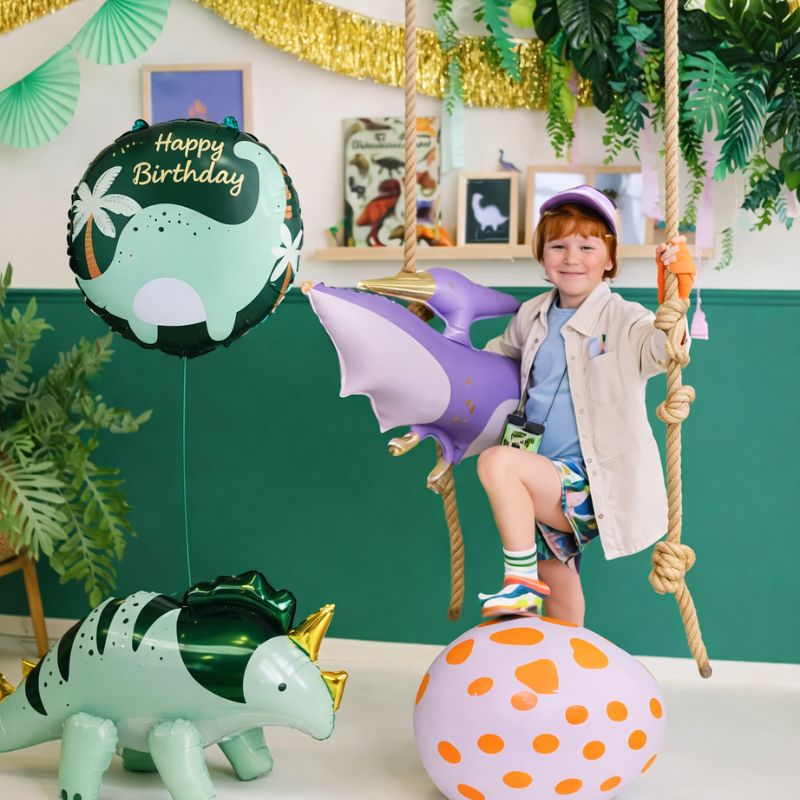 Balao Dinossauros happy birthday