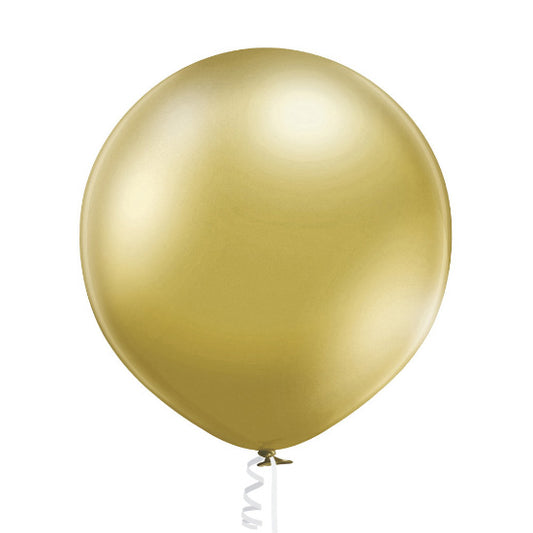 Balão Látex Dourado Chrome ...