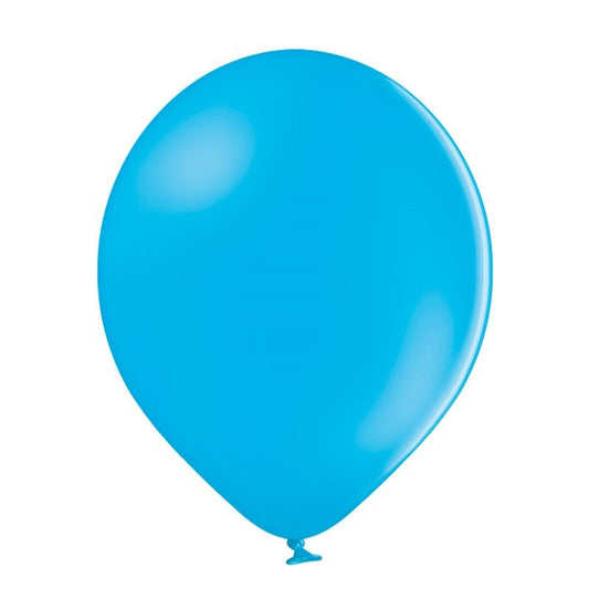 Balões látex b85 azul cyan ...