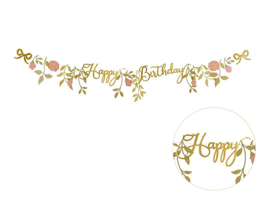 Banner Birthday Flores