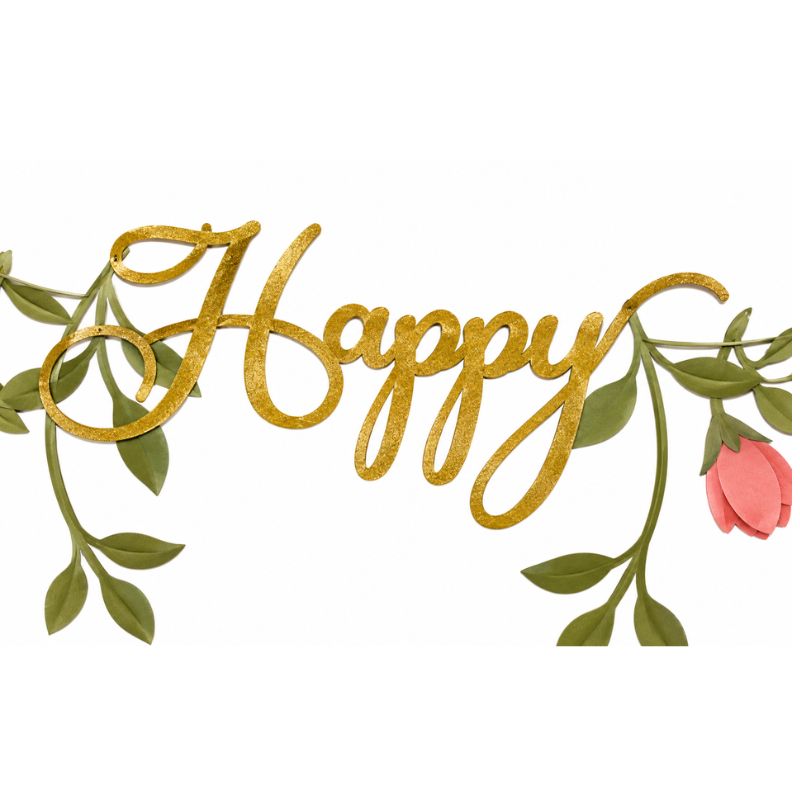 Banner Birthday Flores