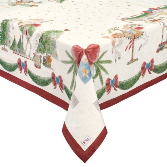 Toalha de mesa carrossel 260cm