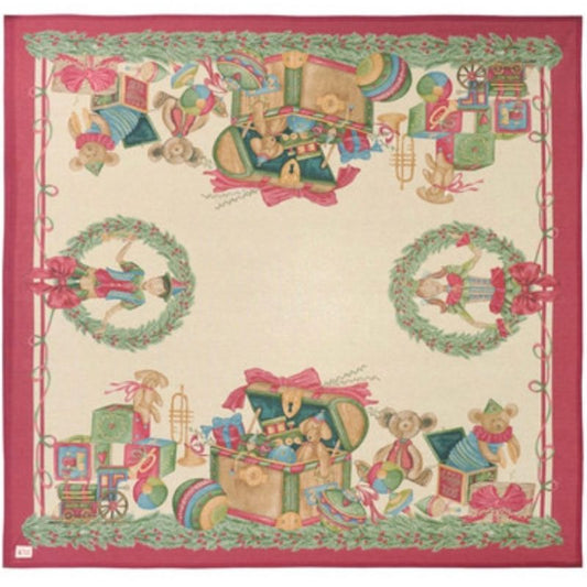 Toalha mesa vintage toys 120cm
