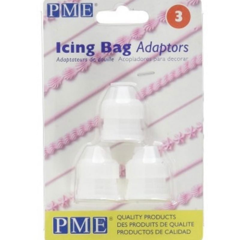 Conj.3 adaptadores p/ sacos pasteleiro