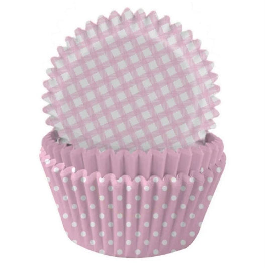 Formas de cupcake rosa bebe