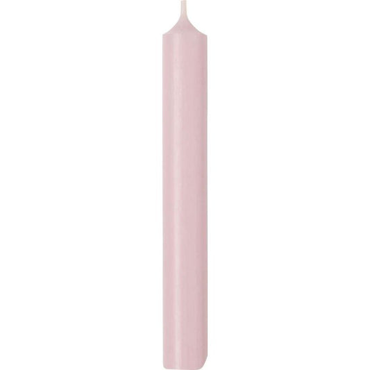 Vela de mesa rosa claro
