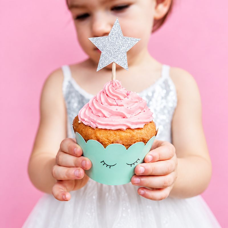 Toppers Estrelas Prateadas