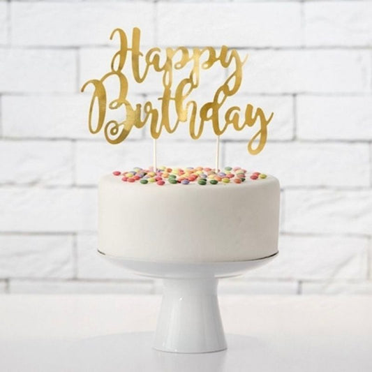 Topo de Bolo Happy Birthday...